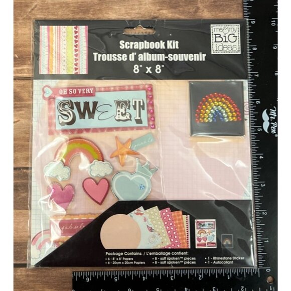 8" X 8" Scrapbook Kit By Me & My Big Ideas Reese Sweet PX-245 - Picture 1 of 4